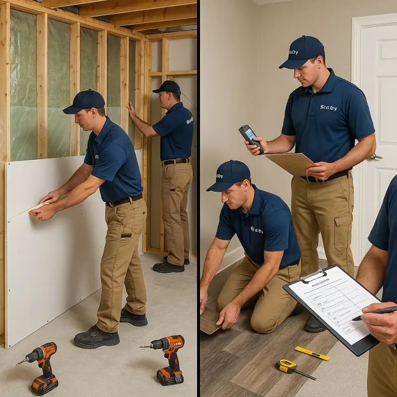 Repairs and Reconstruction process in South Ogden, UT